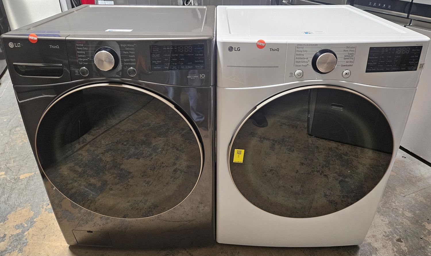 NEW! LG Front Load Washer (4.5cu.ft.) &amp; Large Capacity Electric Dryer (7.4cu.ft.)