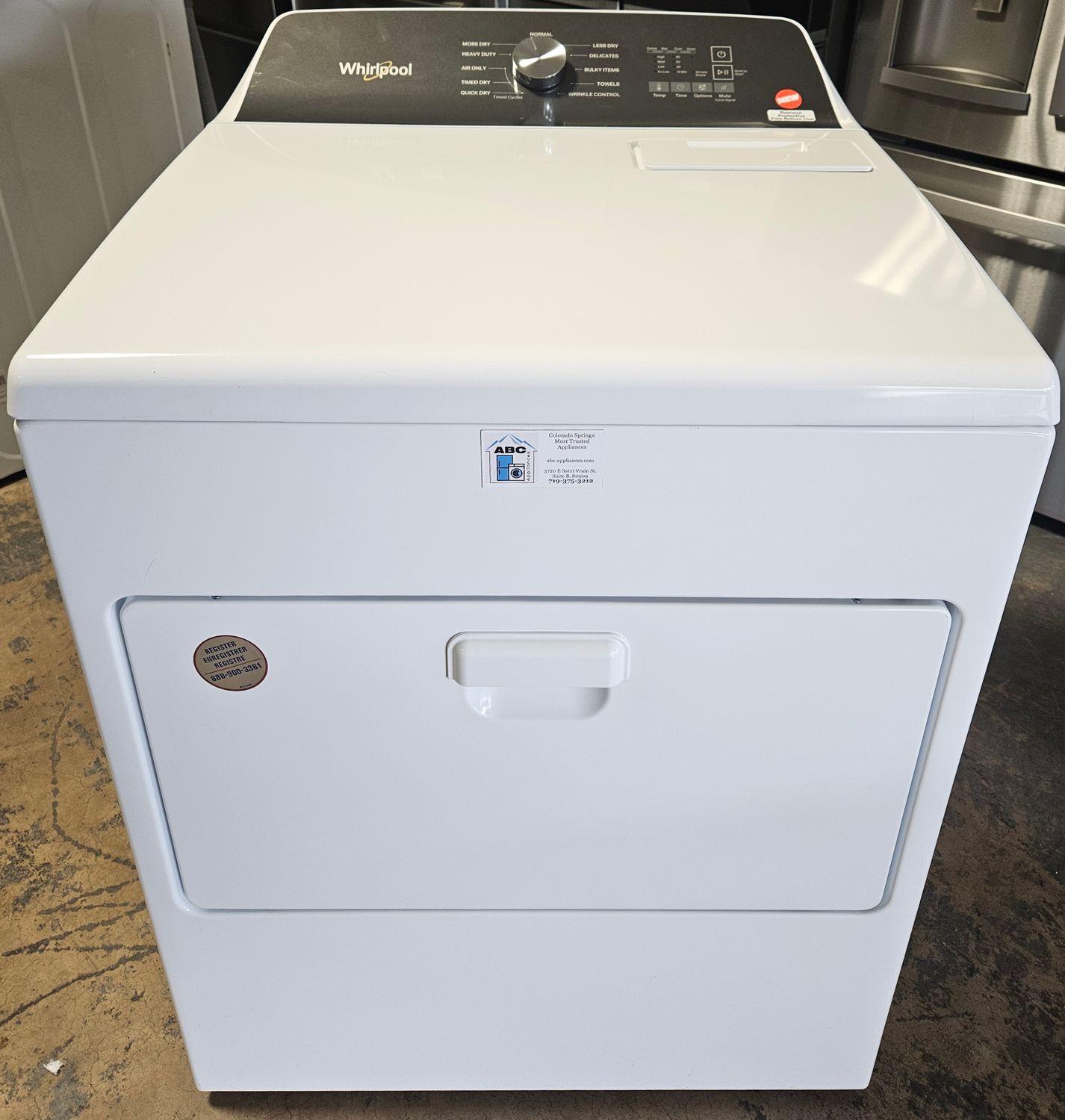 NEW! Whirlpool Heavy Duty Large Capacity Electric Dryer (7.0cu.ft.) NEW! Whirlpool Heavy Duty Large Capacity Electric Dryer (7.0cu.ft.)
