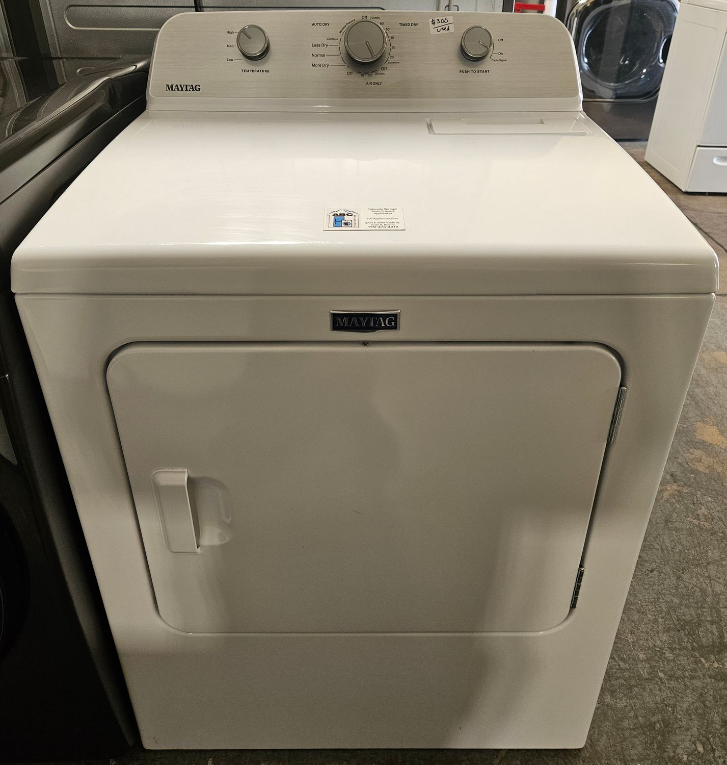 USED Maytag Heavy Duty Large Capacity Electric Dryer (7.0cu.ft.)