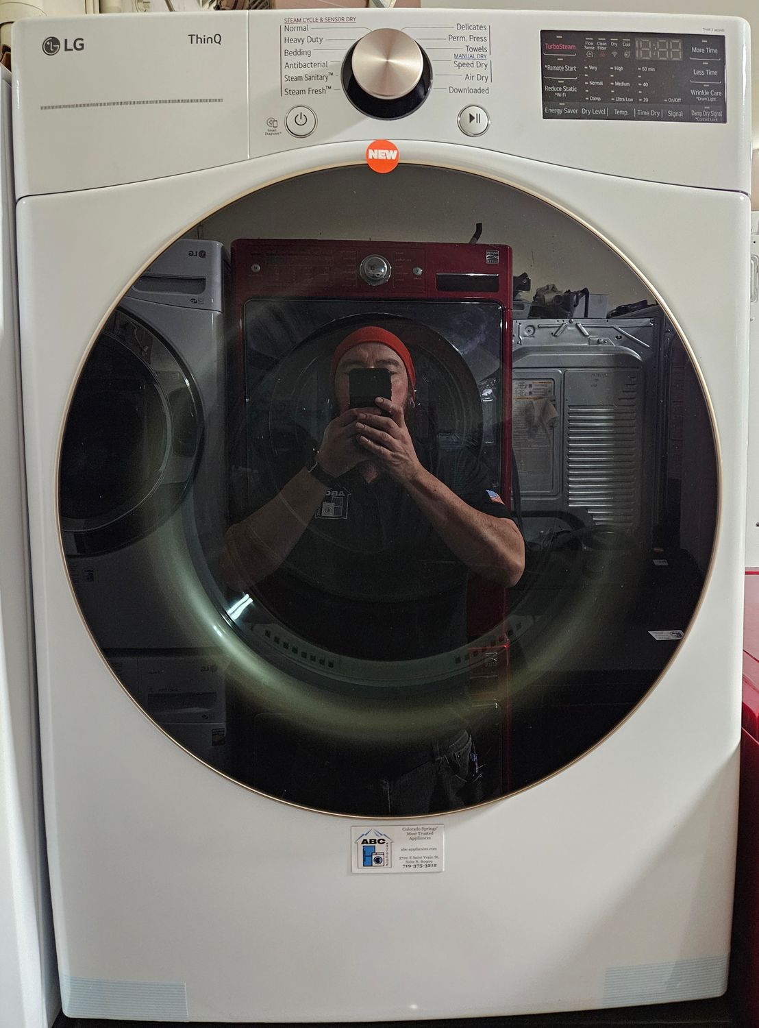 NEW! LG Heavy Duty Large Capacity Electric Dryer (7.4cu.ft)