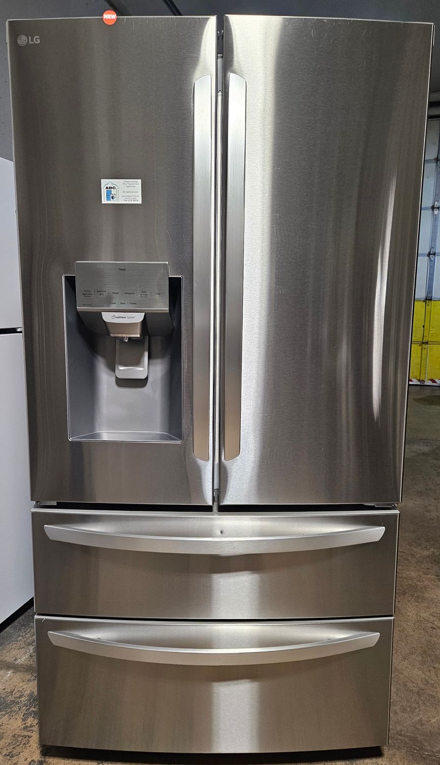 NEW! 28cu.ft. LG Smart Double Freezer Refrigerator w/ Craft Ice in Stainless Steel