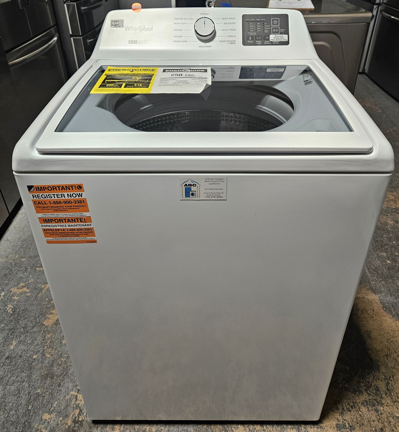 NEW! Whirlpool Top Load Washer w/ 2-in1 Removable Agitator (4.2-4.3cu.ft.) NEW! Whirlpool Top Load Washer w/ 2-in1 Removable Agitator (4.2-4.3cu.ft.)