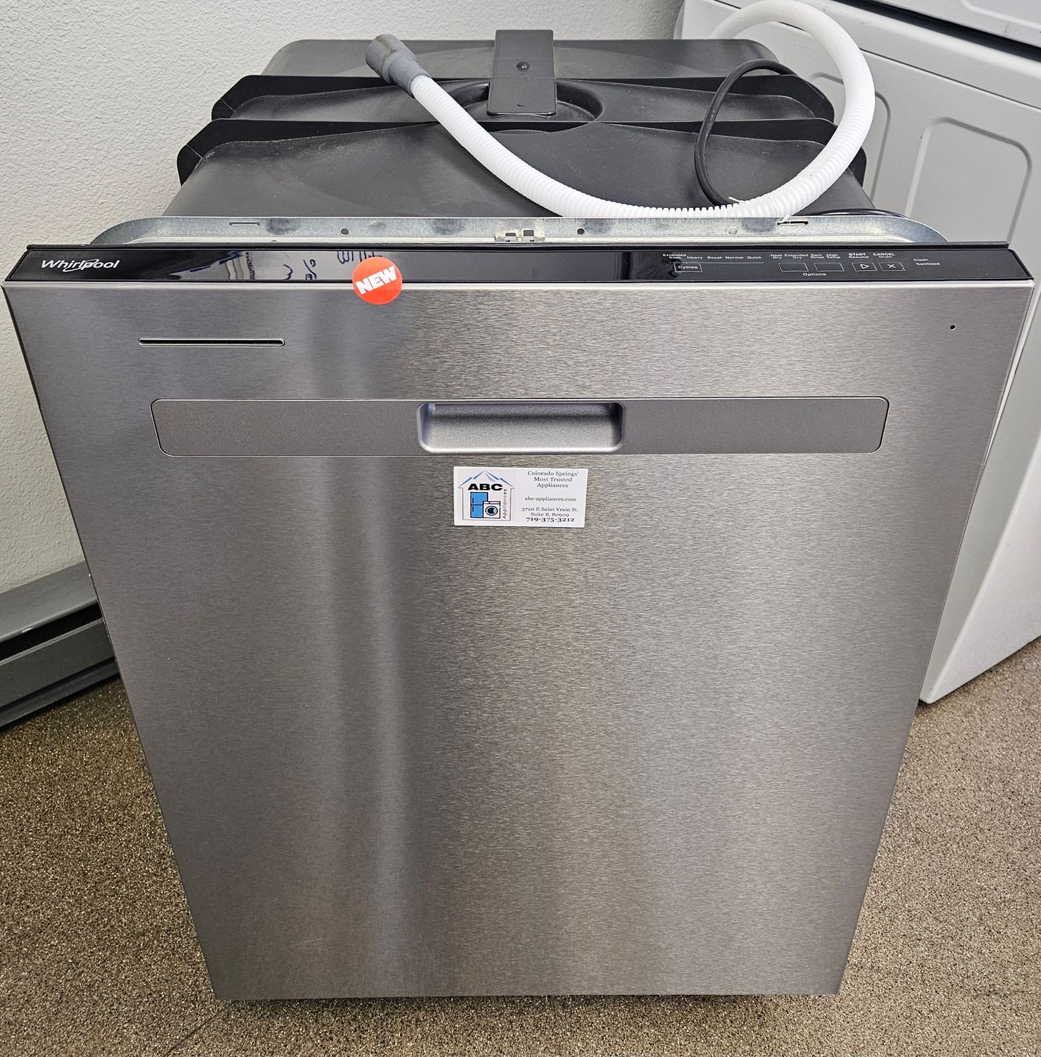 NEW! Whirlpool Stainless Steel Built-In Electric Dishwasher NEW! Whirlpool Stainless Steel Built-In Electric Dishwasher