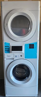 NEW! Whirlpool Commercial Gas Stackable Washer/Dryer Combo