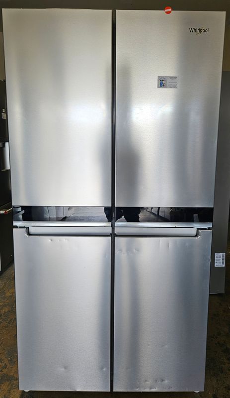 NEW! 19.4cu.ft. Whirlpool 4 Door Counter-Depth Stainless Steel Refrigerator