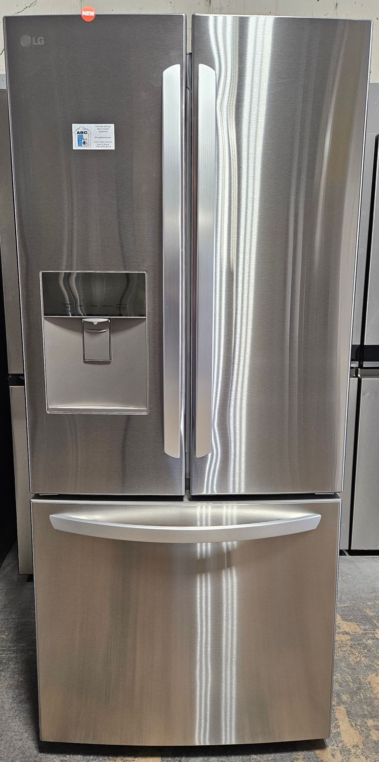 NEW! 22cu.ft. 30" LG French Door Refrigerator in Stainless Steel