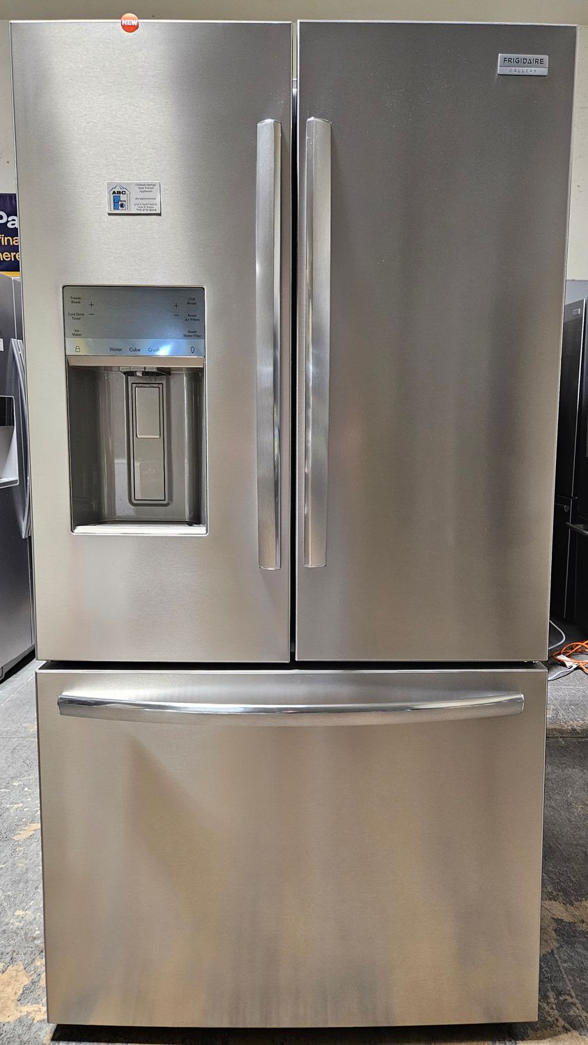 NEW! 28cu.ft. Frigidaire Gallery Standard-Depth French Door Refrigerator in Stainless Steel