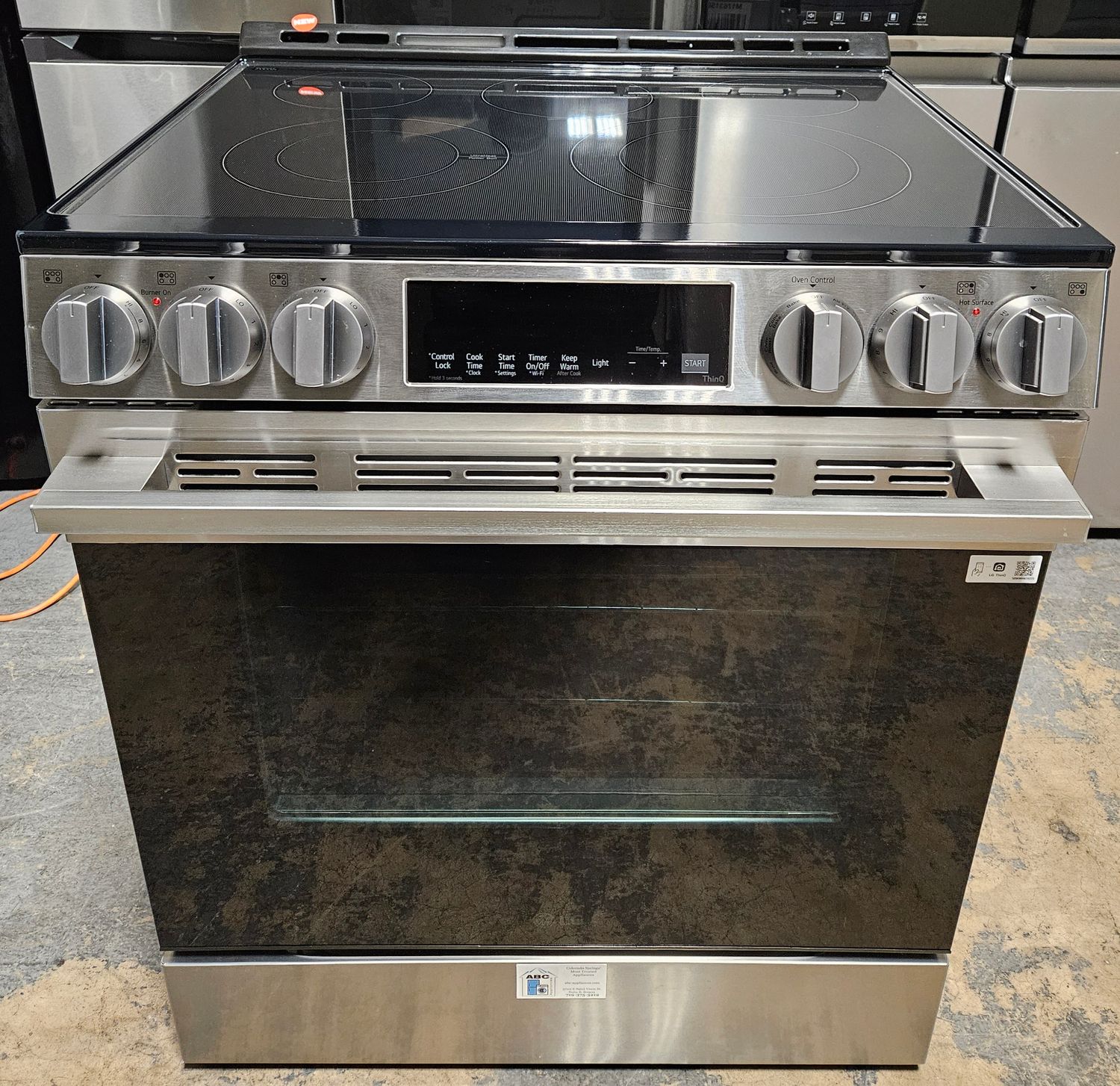 NEW! 30in LG Smart Electric Slide-in Range w/Air Fry &amp; EasyClean®