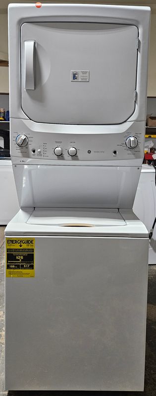 NEW! 27" GE Stackable Electric All-in-One Laundry Center