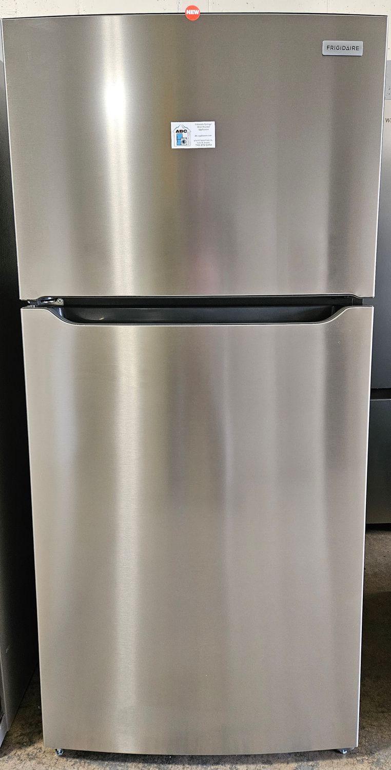 NEW! 20cu.ft. Frigidaire Stainless Steel Top Freezer Refrigerator
