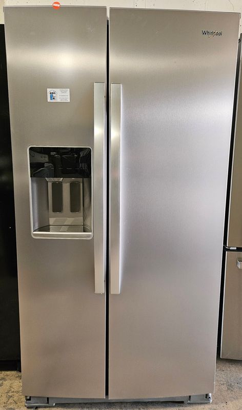 NEW! 28.7cu.ft. Whirlpool Stainless Steel Side-by-Side Refrigerator