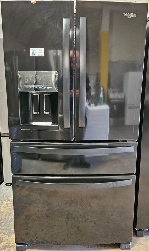 NEW! 25cu.ft. Whirlpool Four-Door French Door Refrigerator in Black