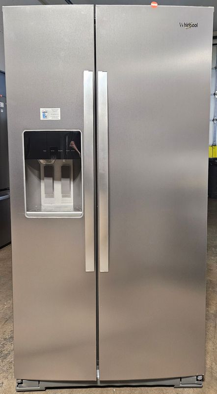 NEW! 28.7cu.ft. Whirlpool Stainless Steel Side-by-Side Refrigerator NEW! 28.7cu.ft. Whirlpool Stainless Steel Side-by-Side Refrigerator