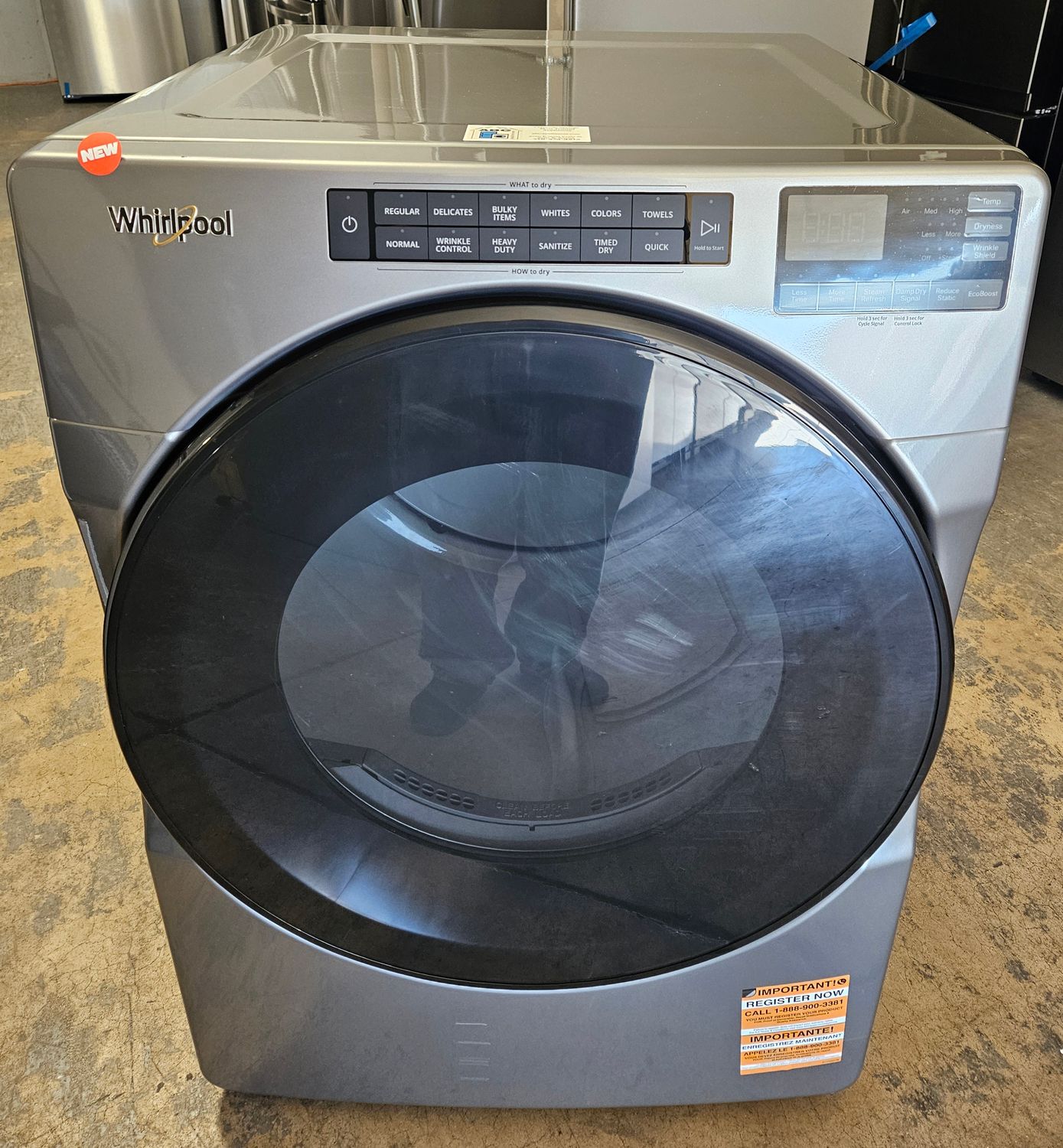 NEW! Whirlpool Heavy Duty Large Capacity Gas Dryer (7.4cu.ft.) NEW! Whirlpool Heavy Duty Large Capacity Gas Dryer (7.4cu.ft.)