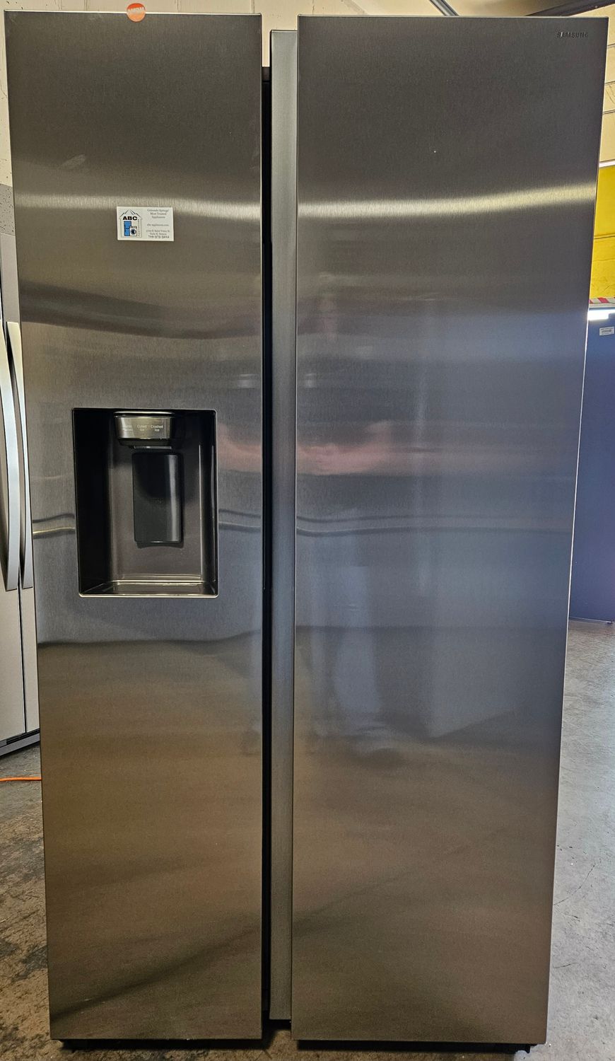 NEW! 27.4cu.ft. Samsung Stainless Steel Side-by-Side Refrigerator
