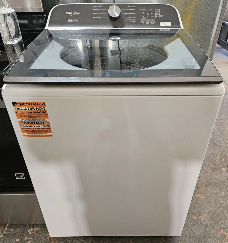 NEW! Whirlpool Top Load Washer w/ Removable Agitator (5.3cu.ft.) NEW! Whirlpool Top Load Washer w/ Removable Agitator (5.3cu.ft.)