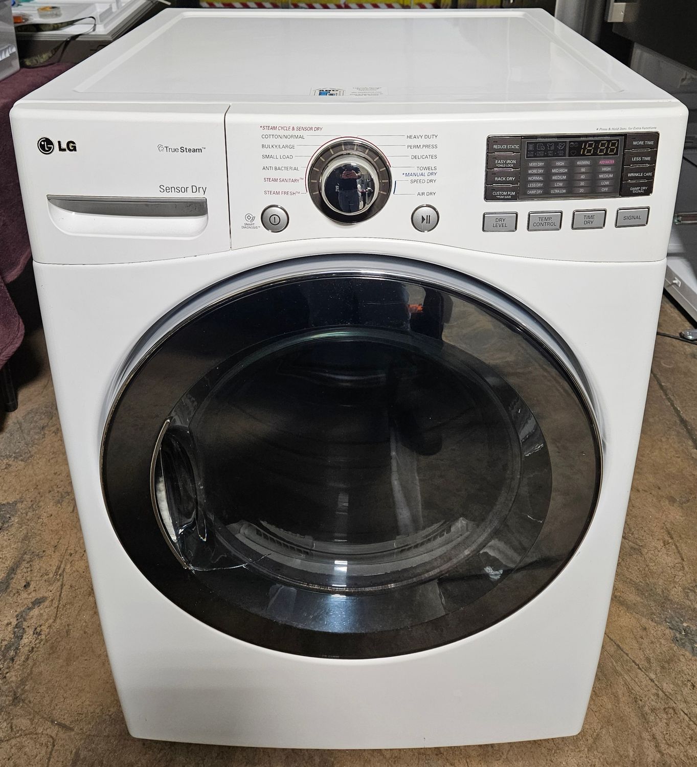 USED LG Heavy Duty Large Capacity Electric Dryer (7.3cu.ft.)  90-Day Warranty