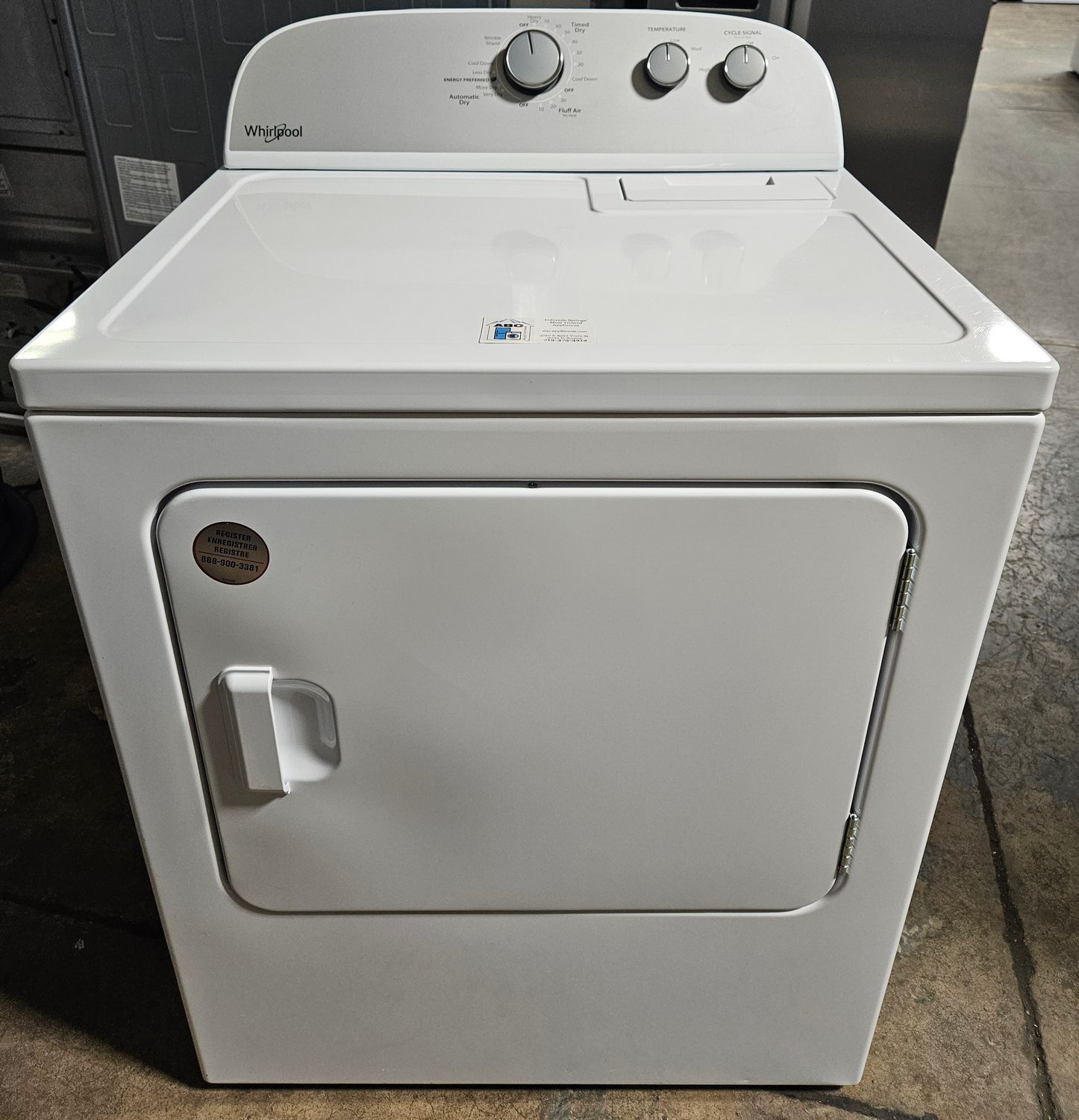 USED Whirlpool Heavy Duty Large Capacity Electric Dryer (7.0cu.ft.)