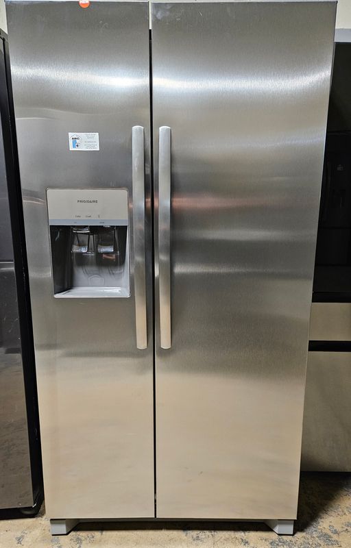 NEW! 26cu.ft. Frigidaire Side-by-Side Refrigerator in Stainless Steel