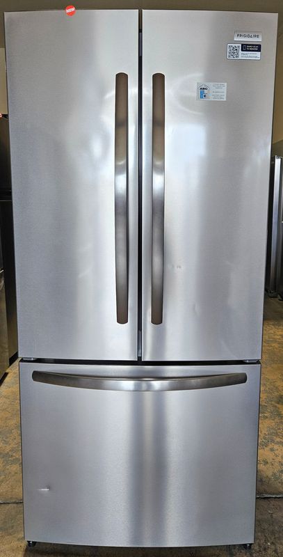 NEW! 18cu.ft. Frigidaire Counter-depth French Door Refrigerator in Stainless Steel