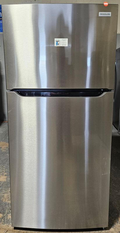 NEW! 18cu.ft. Frigidaire Garage Ready Top Freezer Refrigerator in Stainless Steel