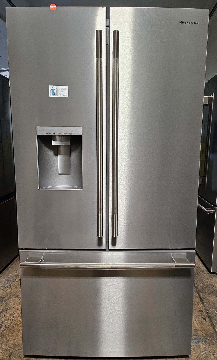 NEW! 30 cu.ft. Kitchenaid 3-Door French Door Refrigerator in Stainless Steel