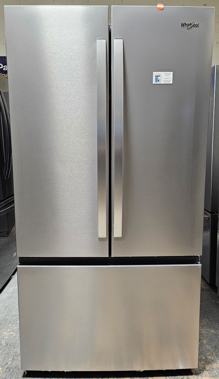 NEW! 31cu.ft. Whirlpool French Door Refrigerator in Stainless Steel