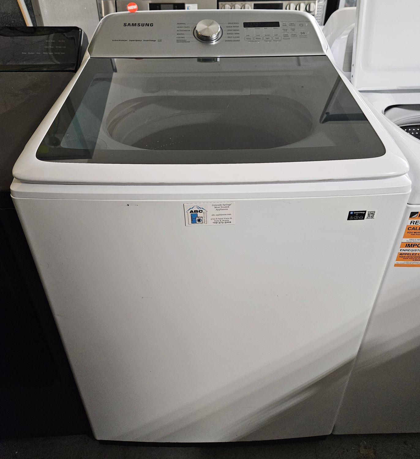 NEW! Samsung Top Load Washer (5.2cu.ft.) NEW! Samsung Top Load Washer (5.2cu.ft.)