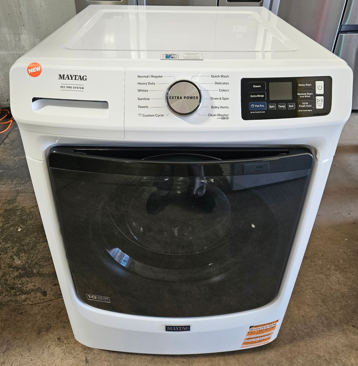 NEW! Maytag Front Load Washer (5.0cu.ft.) NEW! Maytag Front Load Washer (5.0cu.ft.)