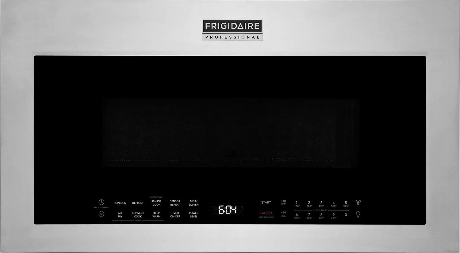 NEW! 30" Frigidaire Professional Stainless Steel (1.9cu.ft.) OTR Microwave NEW! 30" Frigidaire Professional Stainless Steel (1.9cu.ft.) OTR Microwave