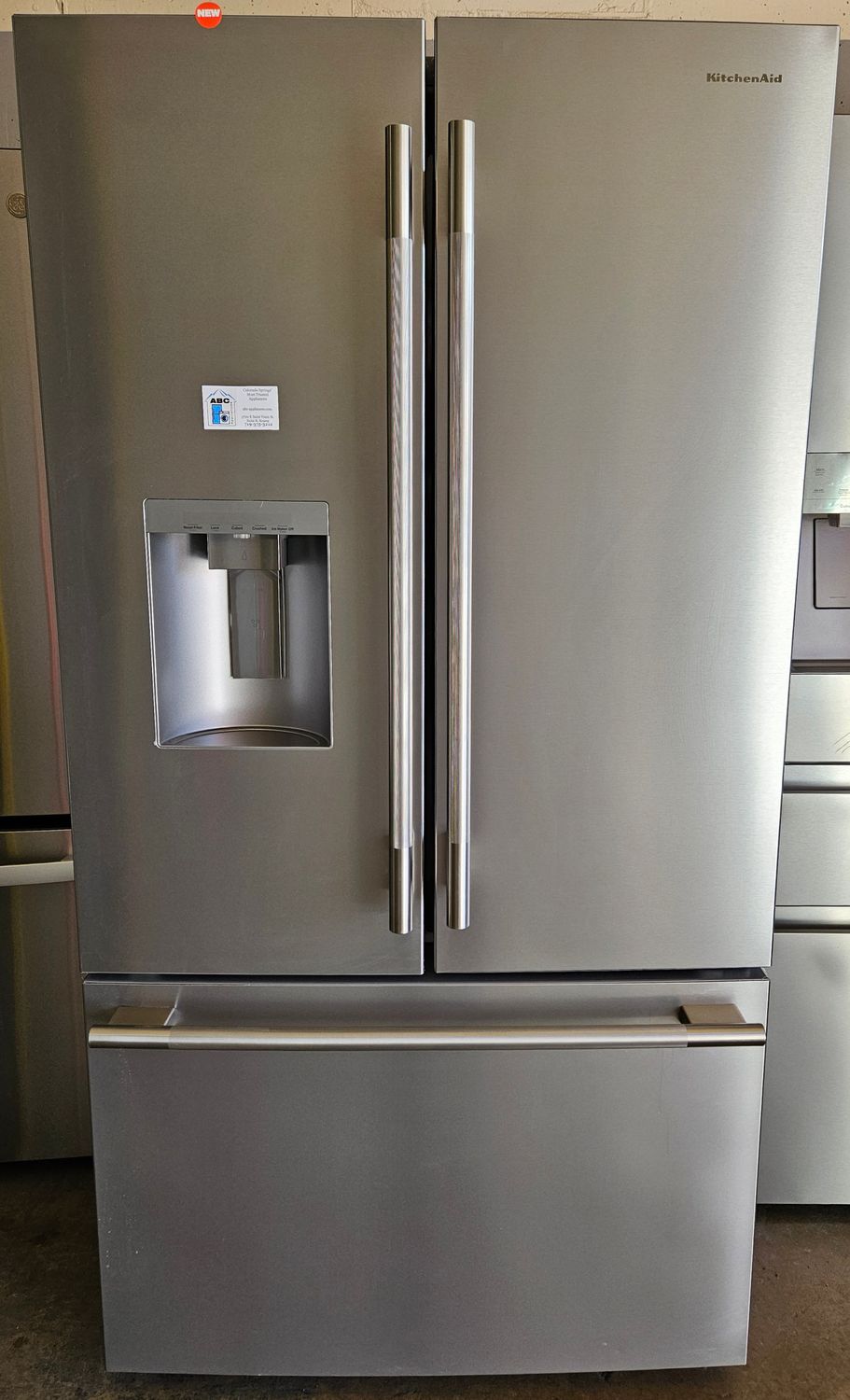 NEW! 30 cu.ft. Kitchenaid 3-Door French Door Refrigerator in Stainless Steel