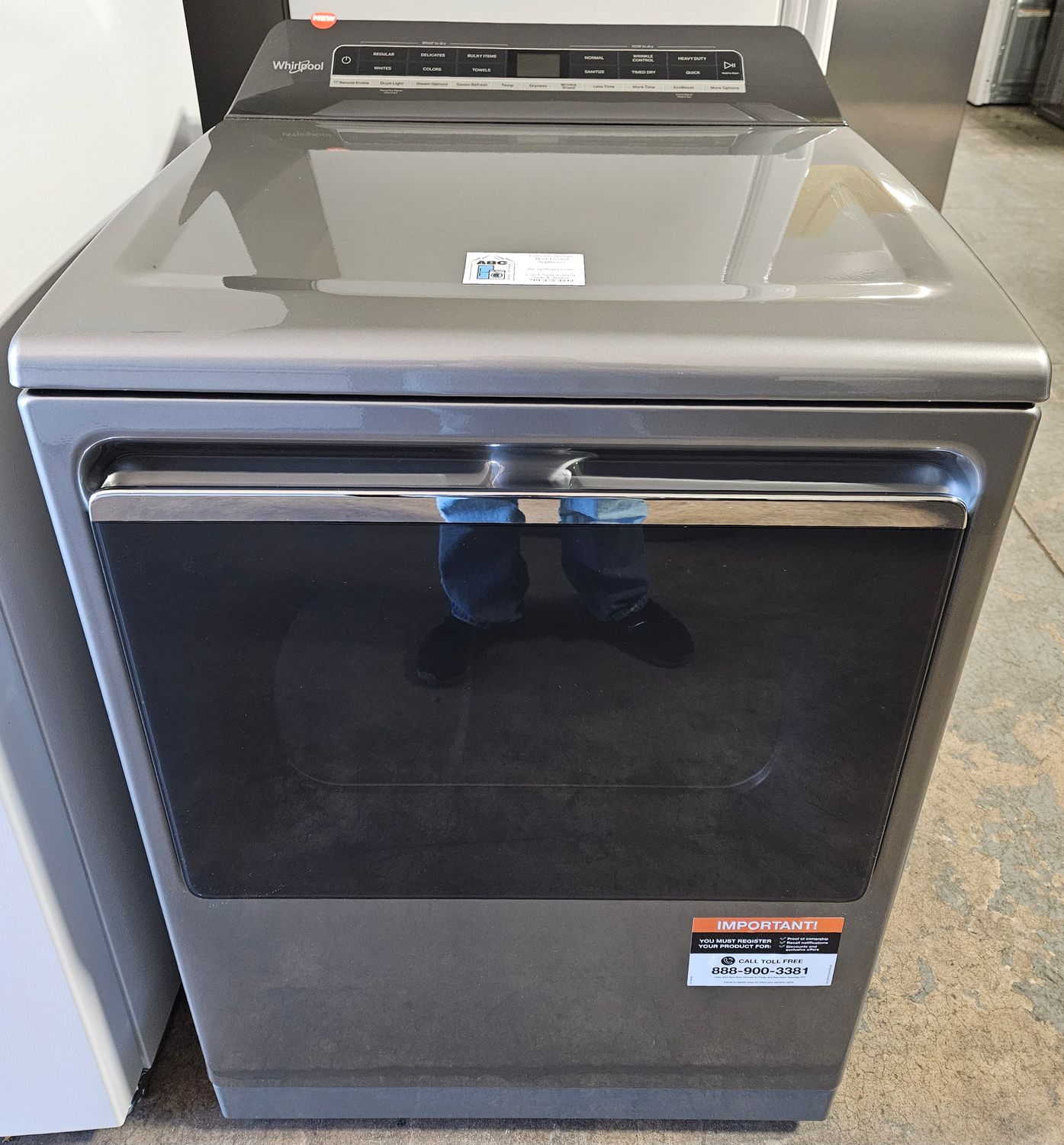 NEW! Whirlpool Heavy Duty Large Capacity Electric Dryer (7.4cu.ft.)