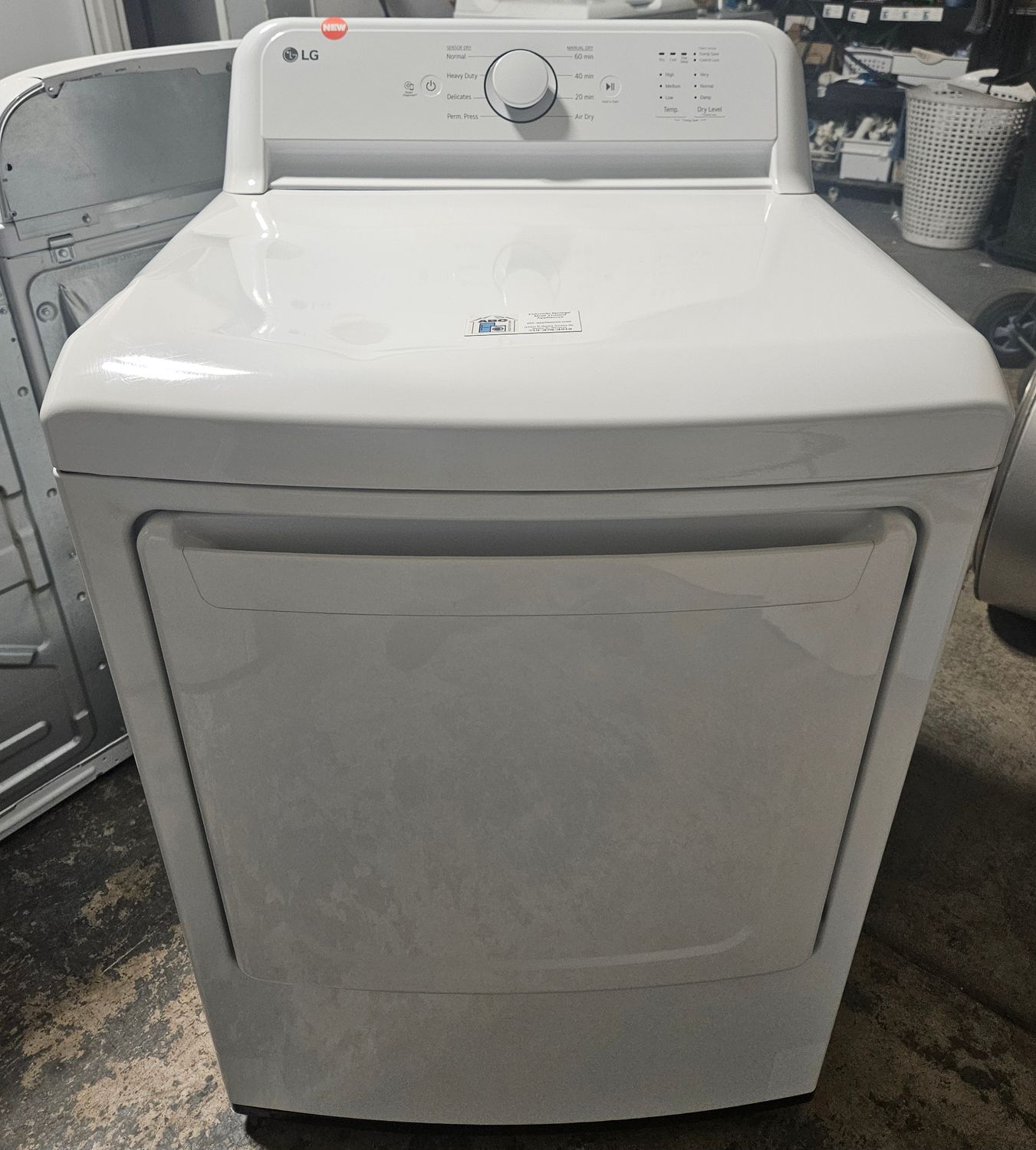 NEW! LG Heavy Duty Large Capacity Electric Dryer (7.3cu.ft.)