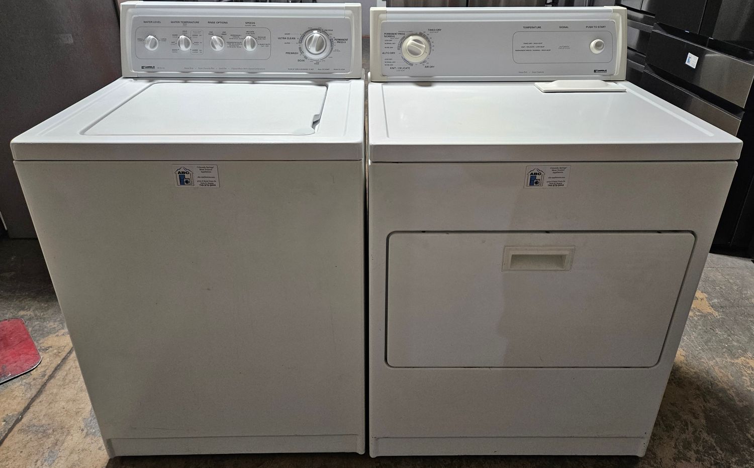 USED Kenmore Top Load Washer (3.2cu.ft.) &amp; Large Capacity Electric Dryer (7.0cu.ft.)