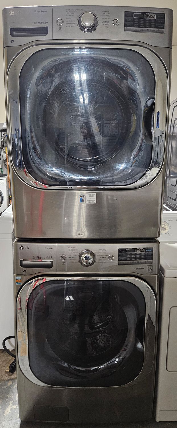 USED LG Front Load Washer (5.2cu.ft.) &amp; Large Capacity Electric Dryer (9.0cu.ft.)