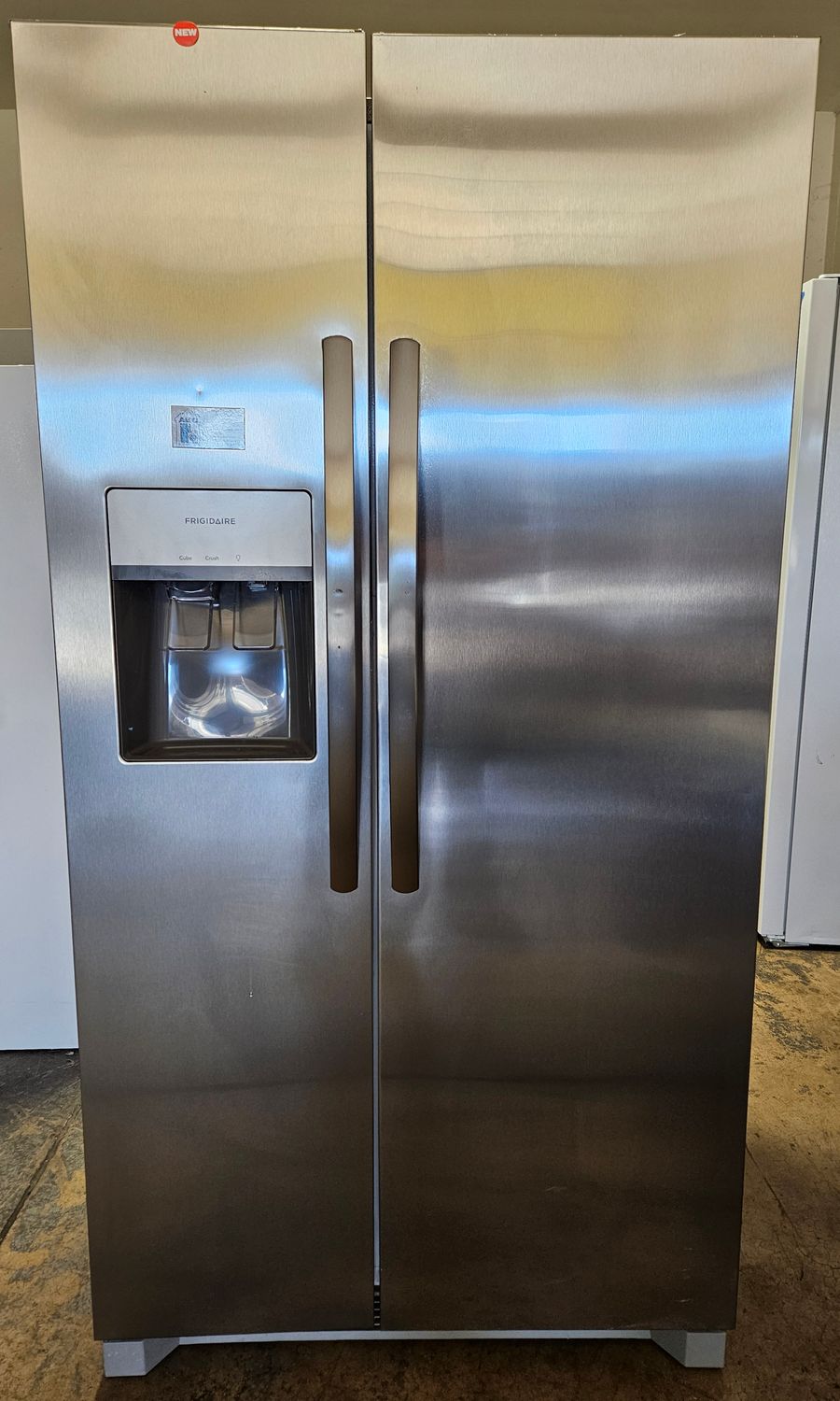 NEW! 26 cu.ft. Frigidaire Side-by-Side Refrigerator in Stainless Steel