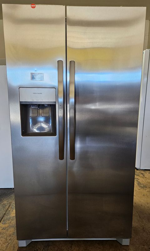 NEW! 26 cu.ft. Frigidaire Side-by-Side Refrigerator in Stainless Steel