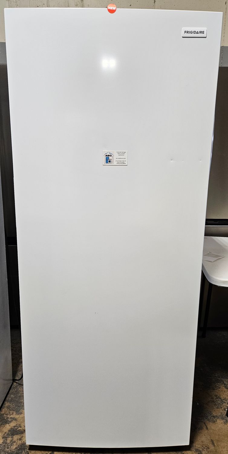 NEW! 13cu.ft. Frigidaire Garage Ready Upright Freezer in White