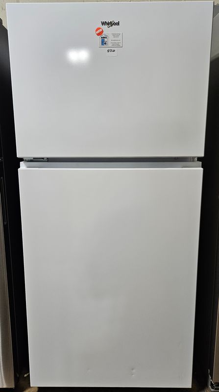 NEW! 19.3cu.ft. Whirlpool White Garage Ready Top Freezer Refrigerator