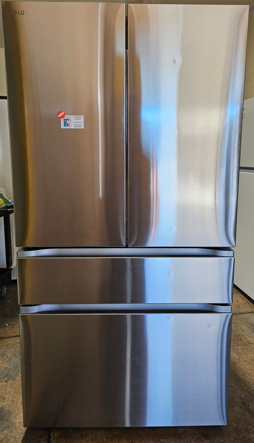 NEW! 30cu.ft. LG Standard-Depth Four-Door French Door Refrigerator in Stainless Steel