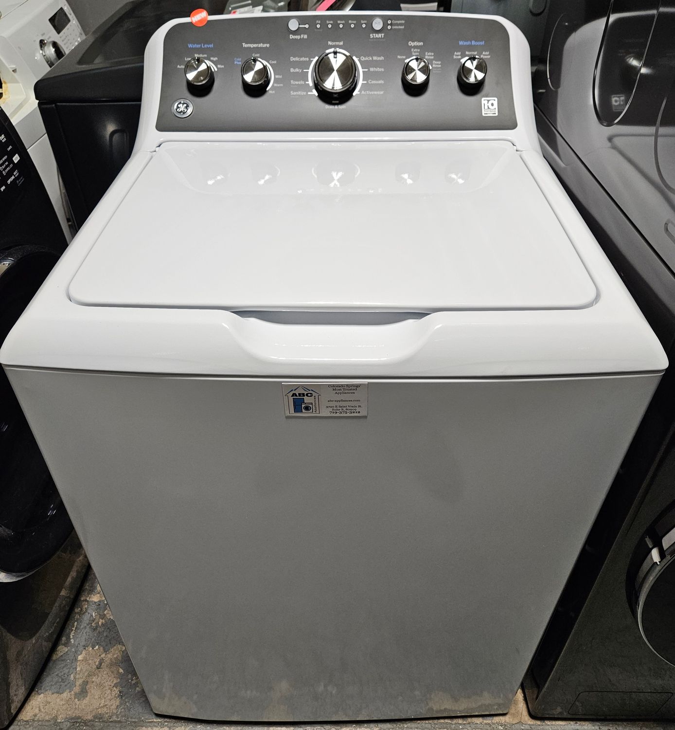 NEW! GE Top Load Washer (4.5cu.ft.)