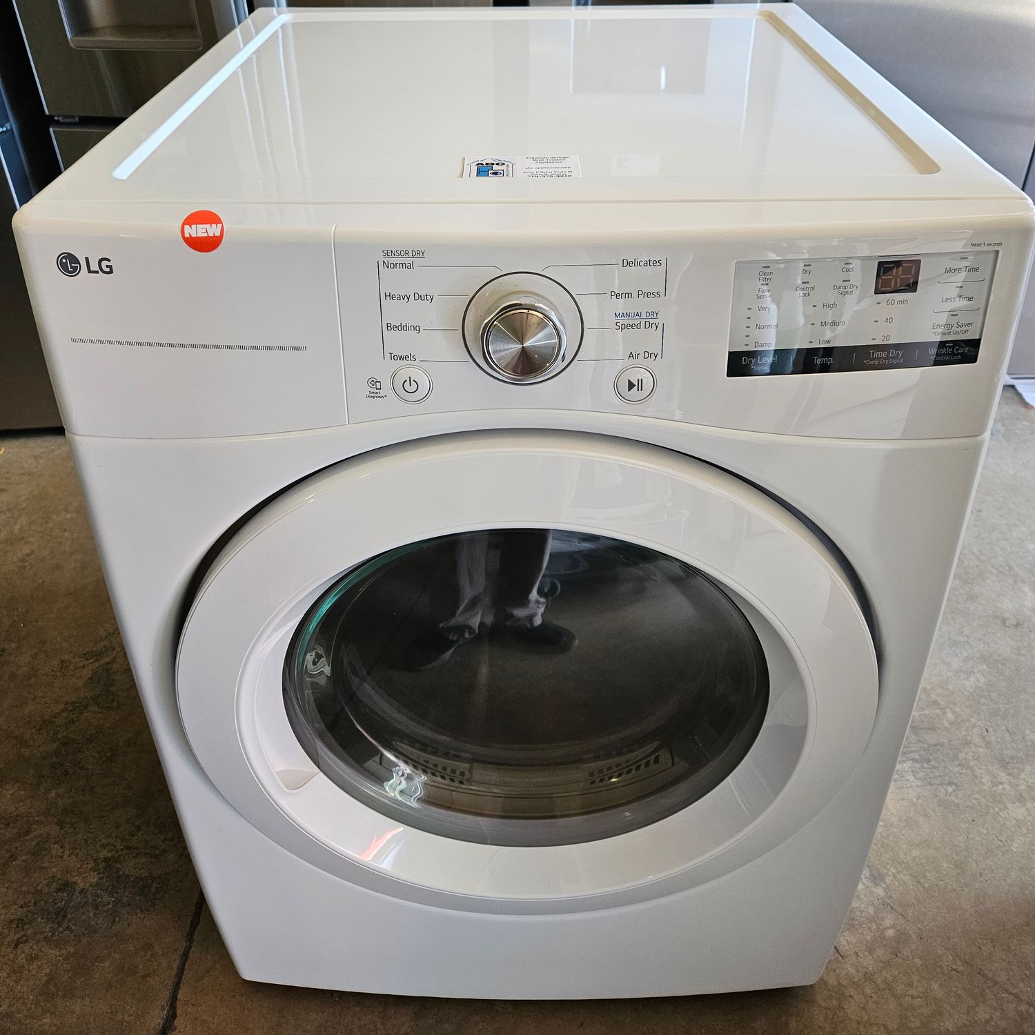 NEW! LG Heavy Duty Large Capacity Gas Dryer (7.4cu.ft.)
