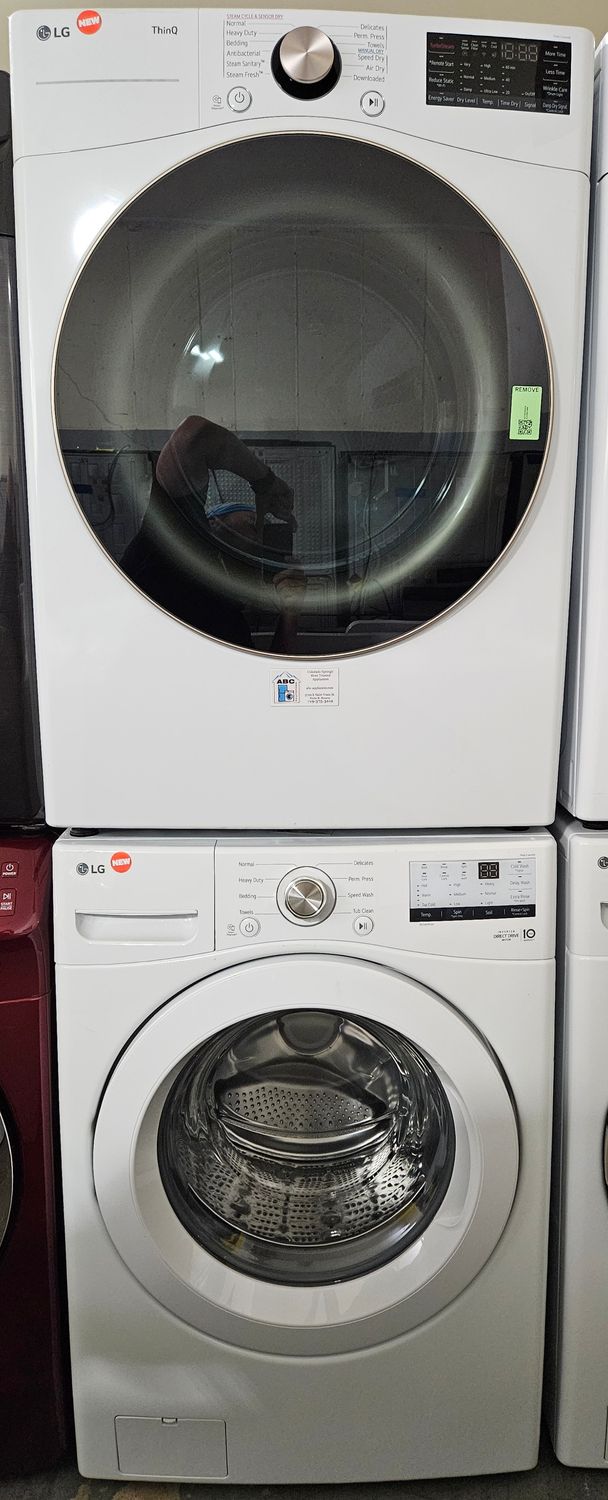 NEW! LG Front Load Washer (4.5cu.ft.) &amp; Large Capacity Electric Dryer (7.4cu.ft.)