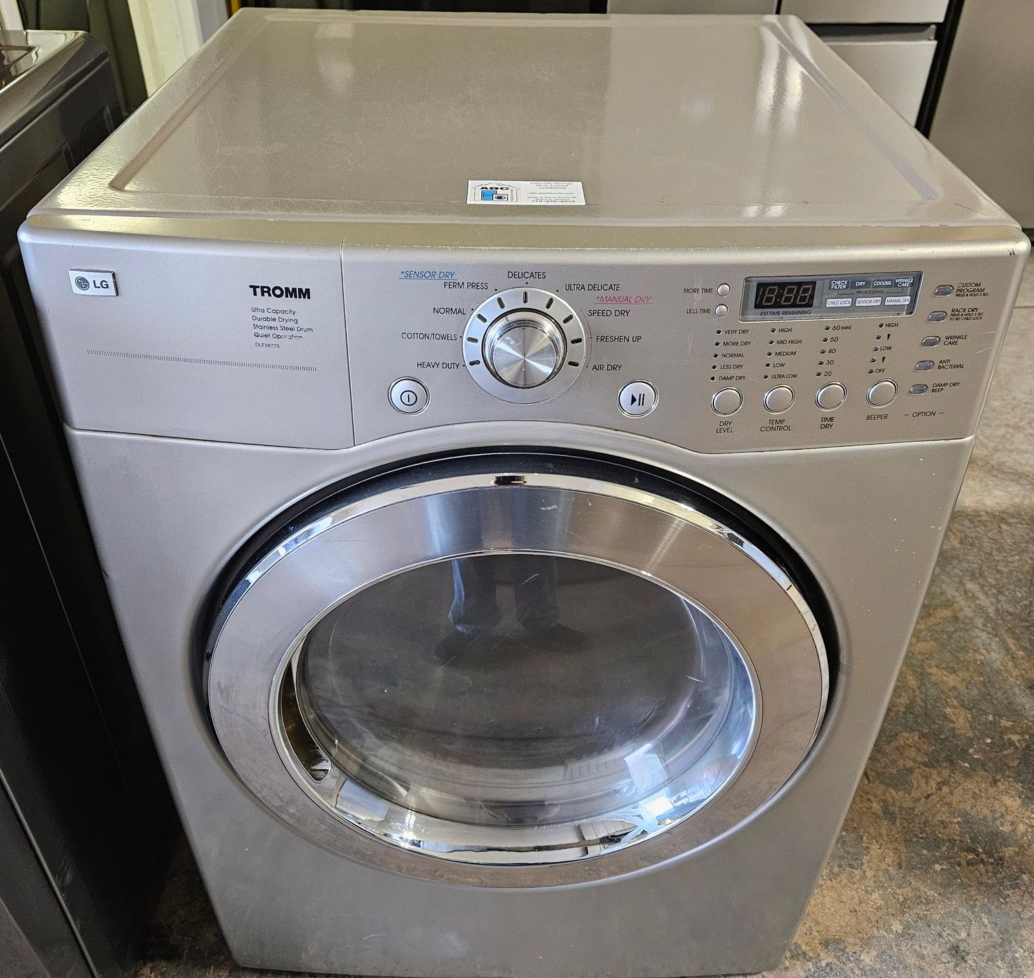 USED LG Heavy Duty Large Capacity Electric Dryer (7.3cu.ft.)