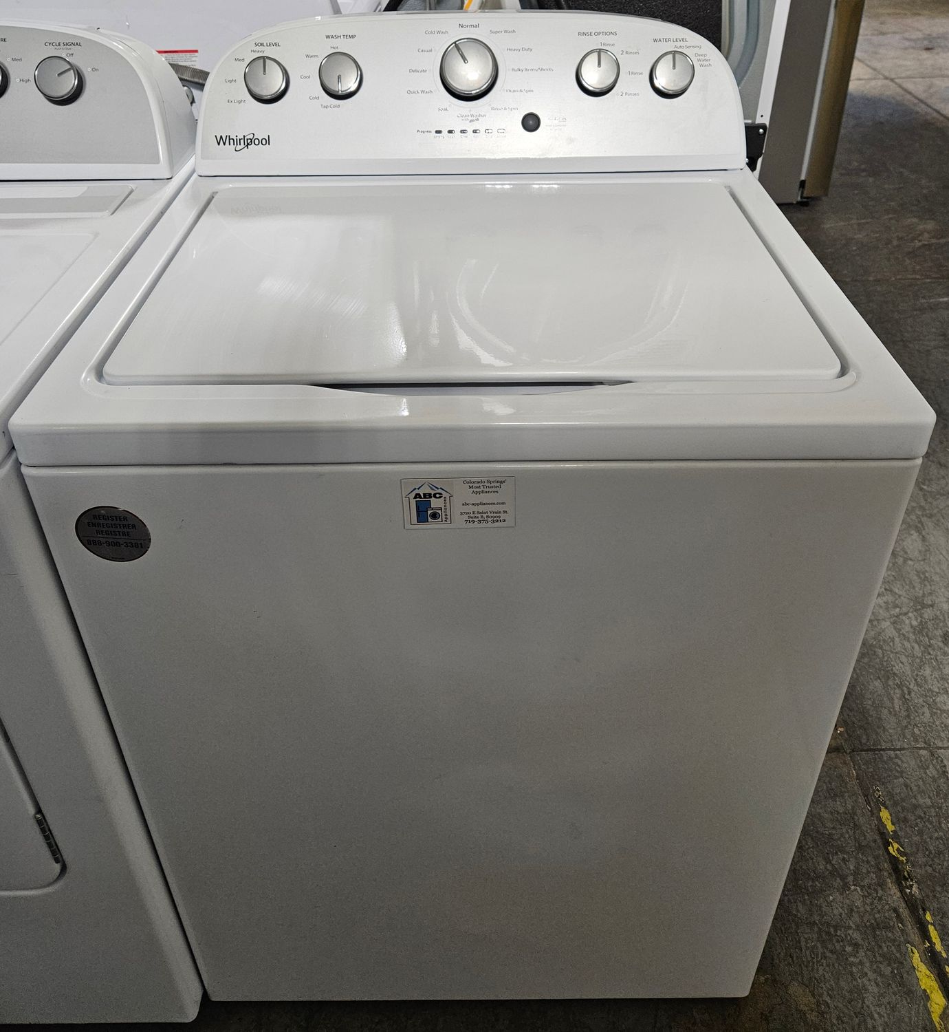 USED Whirlpool Top Load Washer (3.5cu.ft.)