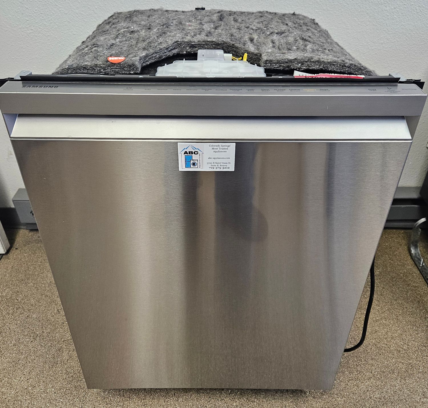 NEW! Samsung Bespoke Stainless Steel Built-In Electric Dishwasher w/ AI