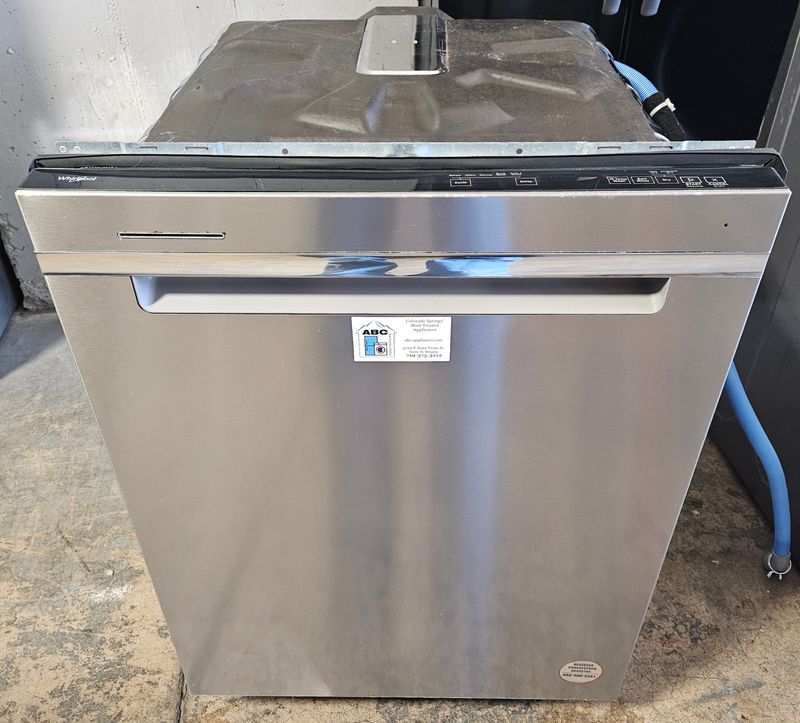 USED 24" Whirlpool Stainless Steel Built-In Electric Dishwasher