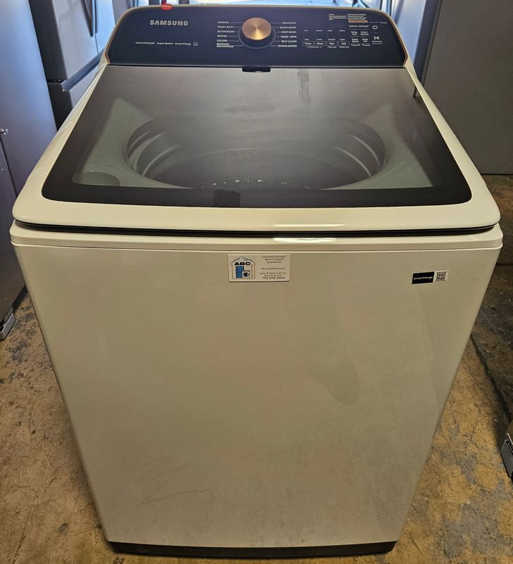 NEW! Samsung Top Load Washer in Ivory (5.5cu.ft.)