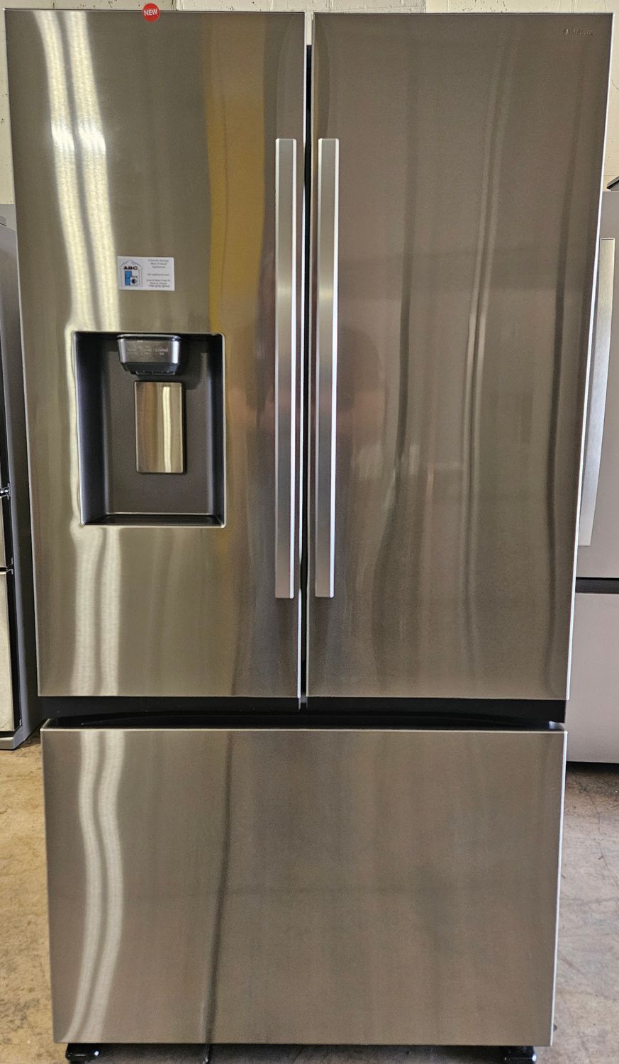 NEW! 31cu.ft. Samsuing Bespoke AI 3-Door French Door Refrigerator