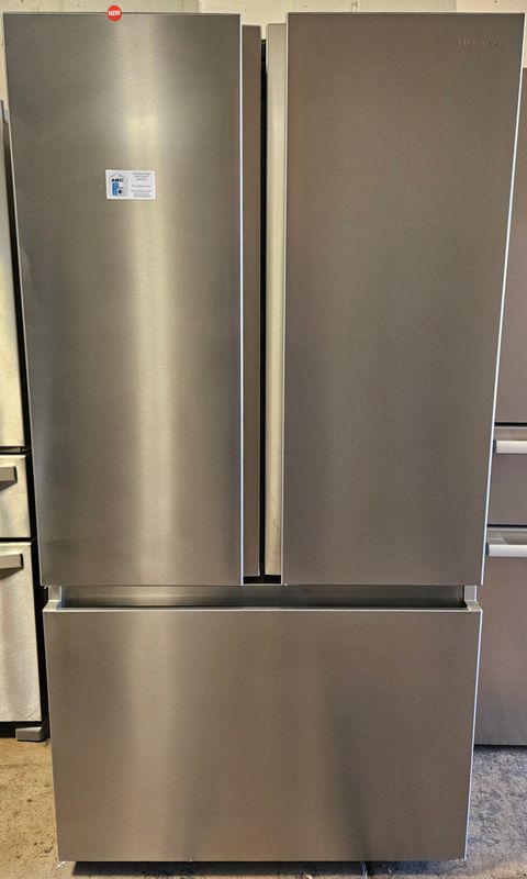 NEW! 26.6cu.ft. HiSense PureFlat Standard Depth French Door Refrigerator in Stainless Steel